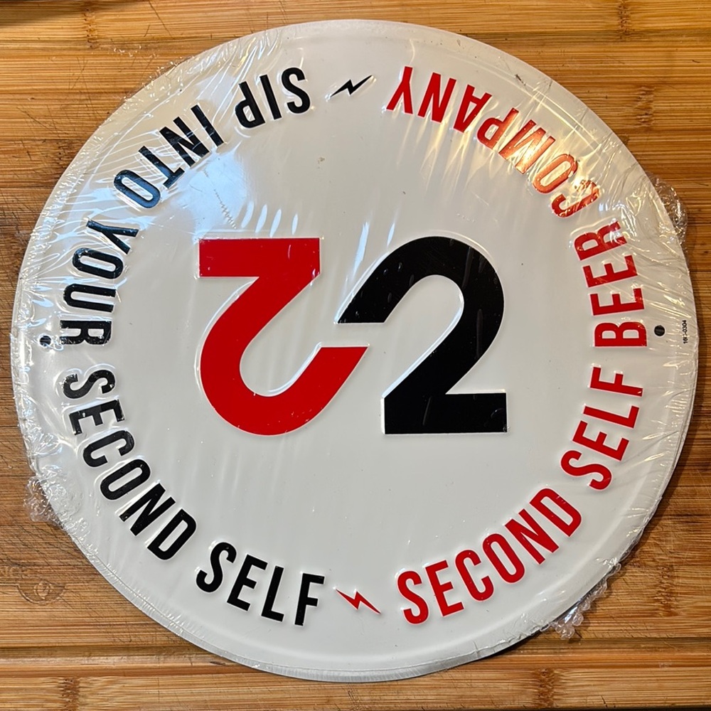 Wall Decor Sign - Red and Black